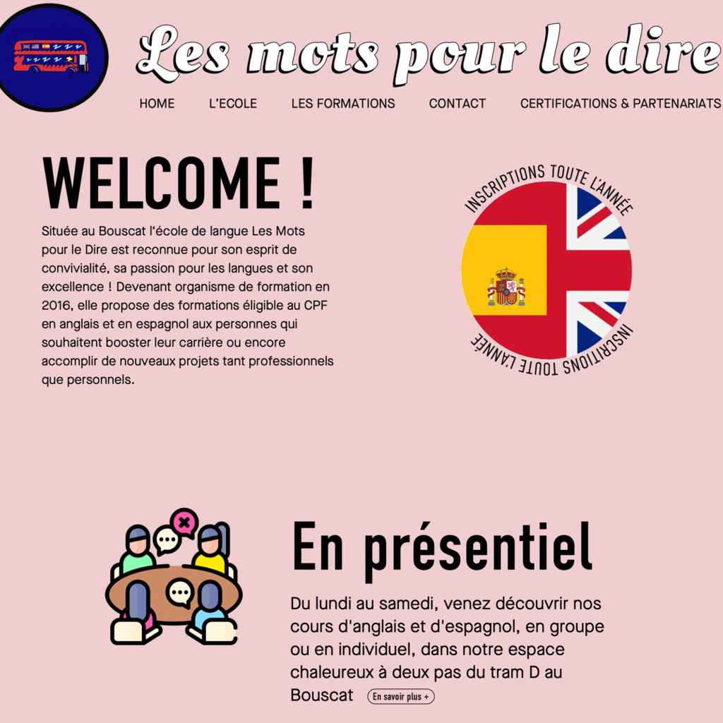 agenzia web a Roma, Foto illustrazione di : realizzazione siti internet a Roma, per "les mots pour le dire"