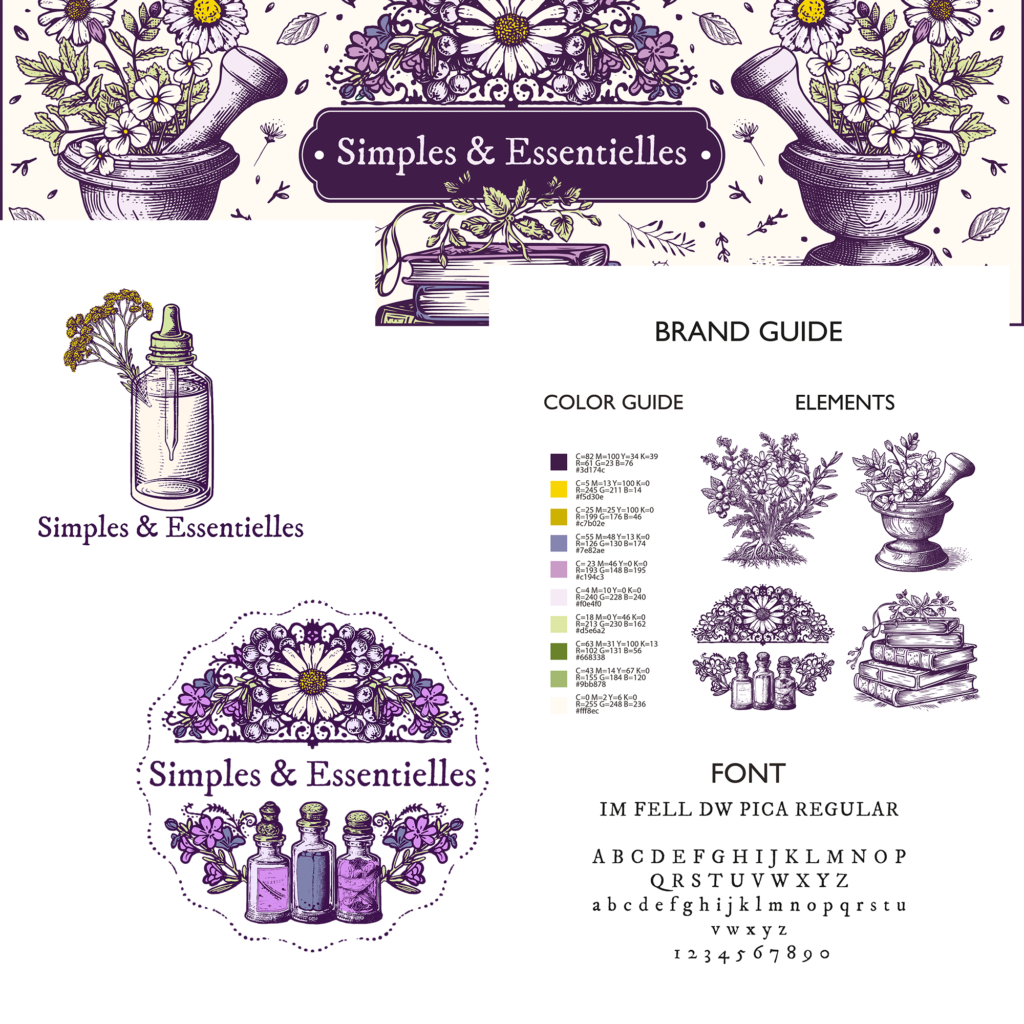 Foto Creazione siti web a Roma, per il sito "Simples et essentielles"